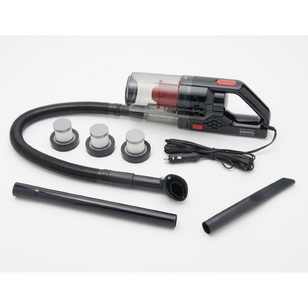 Garage21 12-Volt Portable Auto Vacuum with 3 Extra Filters